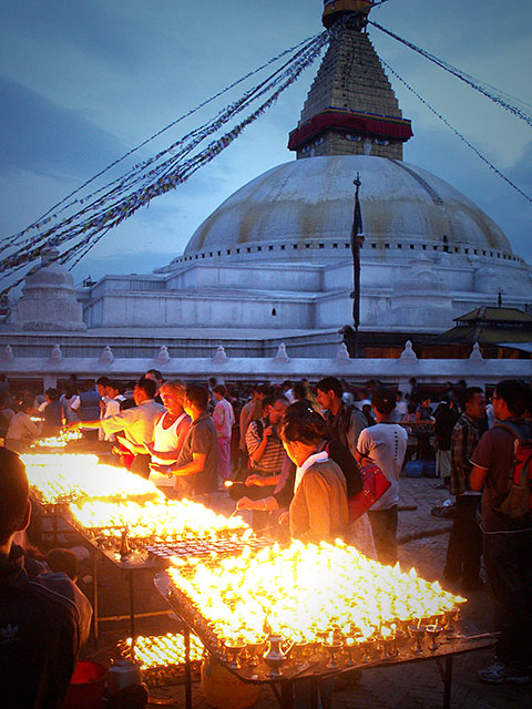 Lights for Buddha