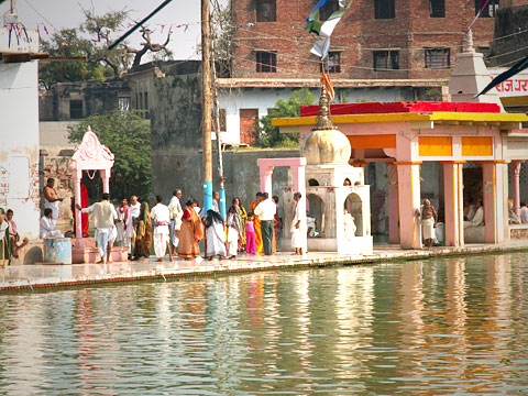 Sangam at Radha-kunda