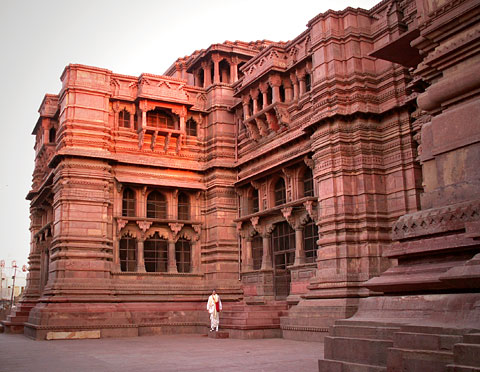 A pilgrim at Govindaji's temple