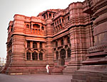 A pilgrim at Govindaji's temple